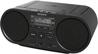 Sony Zs-PS50 Portable CD Boombox Player Digital Tuner Am/FM Radio Tanzania - Black