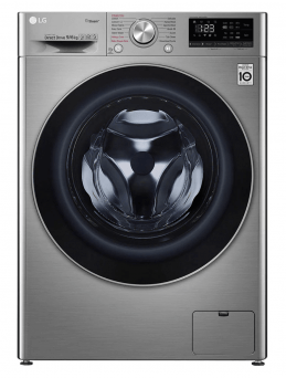 LG Front Load Washer & Dryer 9KG/6KG  F4V5VGP2T Tanzania Stainless Silver