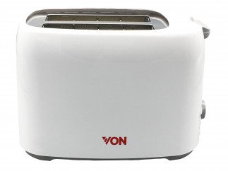 Von Hotpoint Toaster 750w, 2 Slice Slot (White, VSTP02BDW)