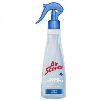Shield Airscents 3 in 1 Odour Neutralizer Fresh Linen  350ml
