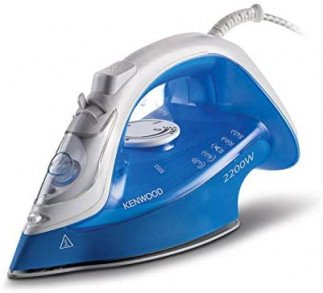 KENWOOD CERAMIC STEAM IRON 2200Watts, 300ml Large capacity, Ceramic Sole Plate, steam power 40/130g, Anti drip, STP60.000WB