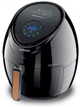 KENWOOD AIRFRYER Large 5.5Litre/2.4Kg Capacity, One Spoon Oil, Wide Adjustable Temperature with Grill, Roast, Bakimg option - HFP50.000BK Tanzania