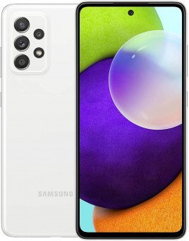 Samsung Galaxy A52 Tanzania, Dual SIM Smartphone, 128GB 8GB RAM 4G LTE, White