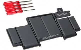 A1582 Laptop Battery Replacement for 2015 MacBook Pro 13" Retina A1502 A1582 ME864 ME865; A1493(Late 2013,Mid 2014 Version) Tanzania [Li-Polymer 11.42 V 74.9Wh]