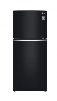 LG Inverter 427 L Frost Free Double Door Refrigerator, Black Glass, GN-C422SGCU Tanzania