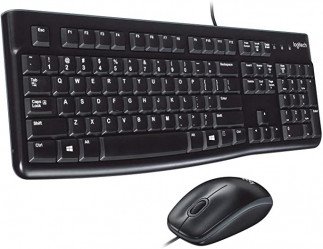 Logitech Desktop MK120 Durable, Comfortable, USB Mouse and keyboard Combo 920-002562 Tanzania