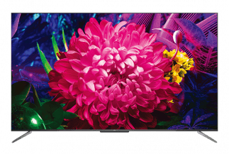 TCL 65 inches 4K QLED Smart TV Tanzania, 65C715 (Metallic Black) (2020 Model) | with Voice Control