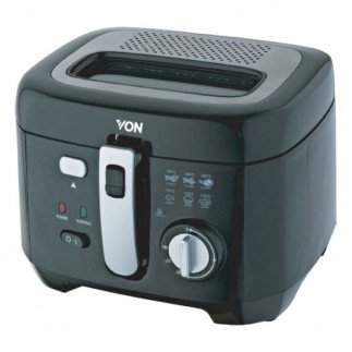 Von VSYD25MBK Deep Fryer 2.5L Black