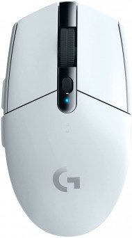 Logitech G305 Lightspeed Wireless Gaming Mouse, Hero 12K Sensor, 12,000 DPI, Lightweight, 6 Programmable Buttons, 250h Battery Life, On-Board Memory, PC/Mac 910-005292 Tanzania- White