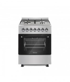 Von Hotpoint Cooker 50X50CM, 3 Gas + 1 Electric Plate + Electric Oven, Silver, F5C40E2.S Tanzania