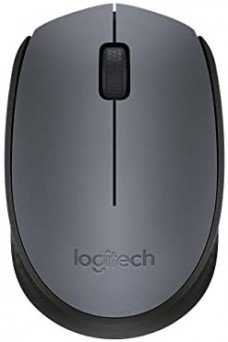 Logitech M170 Wireless Mouse Tanzania – for Computer and Laptop Use, USB Receiver and 12 Month Battery Life, Gray