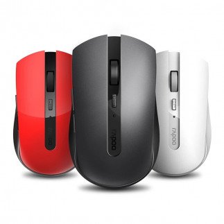 Rapoo 7200M Multi-Mode Wireless Optical Mouse 7200MSilent - Dark Grey