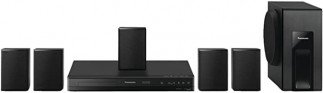 Panasonic Home Theater System Tanzania SC-XH105GS-K (Black) 5.1 Surround Sound, Upconvert DVDs to 1080p Detail