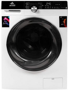 Evvoli FRONT LOAD AUTOMATIC 8KG WASHING Machine, 6KG DRYER EVWM-FCOM-8/614W Tanzania, Energy Efficient