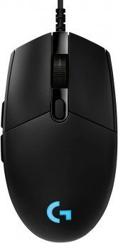 Logitech G PRO Wired Gaming Mouse, HERO 25K Sensor, 25,600 DPI, RGB, Ultra Lightweight, 6 Programmable Buttons, On-Board Memory, Built for esports, PC/Mac 910-005441 Tanzania - Black