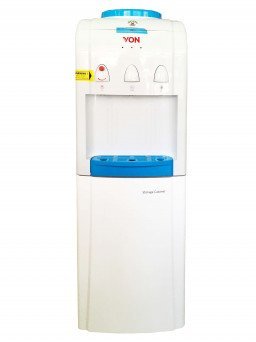 Von Hotpoint Water Dispenser 3 Taps Storage Cabinet Tanzania (White, HWDV2210W)