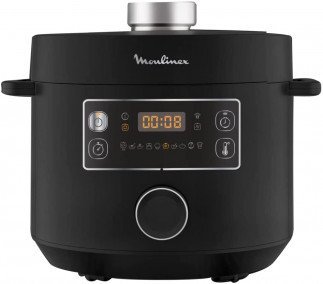 MOULINEX Electrical Pressure Cooker | Turbo Cuisine Electric Cooker | 5 Litre | 915-1090W | Black | 1 Year Warranty | CE753827