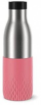 TEFAL BLUDROP Water Bottle, Reusable Stainless Steel Bottle, Hot and Cold Drinks, Dishwasher-Safe, Leak-Proof, 0.5 L, Coral N3110810 Tanzania