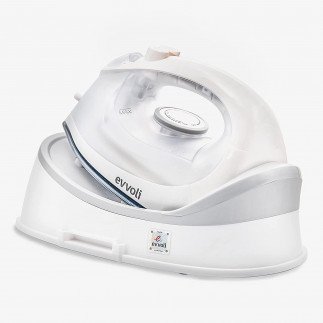 evvoli Cordless Steam Iron With Ceramic Soleplate, 1600W, EVIR-CS1600P Tanzania, White
