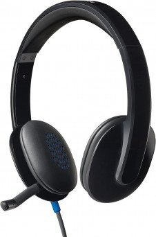 Logitech H540 Computer Headset, Black, 981-000480