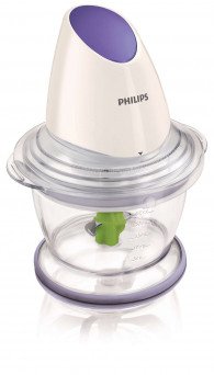 Philips Viva Collection Chopper, 500 Watt Tanzania (White - HR1397)