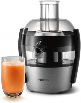 Philips Viva Collection Compact Juicer Tanzania, 1.5 Litre, 500 W - Brushed Aluminium - HR1836/01