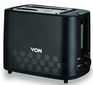 Von VSTP02MDK 2 Slice Toaster - Black