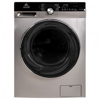 Evvoli 10KG 1500 PRM Front Load Washing Machine Silver EVWM-FBLE-1015S
