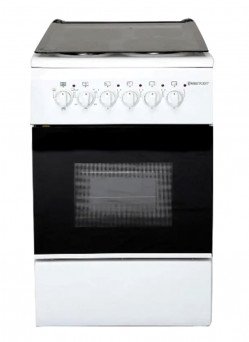 Westpoint Full Electric Cooker + Oven, Grill, 4 Plates, Glass Lid, (50x55cm) WCER5504E0