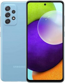 Samsung A52 Tanzania, Dual SIM Smartphone, 128GB 8GB RAM 4G LTE, Blue