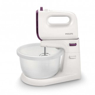 Philips Mixer Viva Collection Tanzania, 450 W, 5 speeds + turbo Autodriven 3L Bowl Cashmere purple HR3745/00