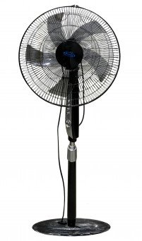 Venus Stand Fan 18" 5 Blade With 1 Hr Timer Tanzania (Black, VK/SF-18/19) | Feni Yenye Timer