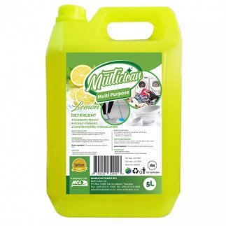 MultiClean Multi purpose Liquid  Soap, Detergent, 5L Lemon