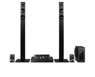 Panasonic Home Theatre Tanzania, 1000W DVD, 5.1Ch SC-HX166GS-K