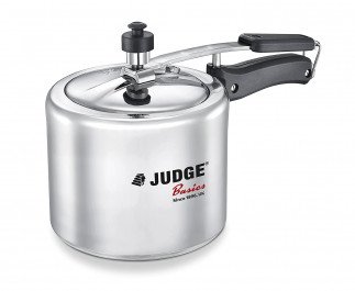 Judge by TTK Prestige Aluminium Pressure Cooker (Non-Induction Base), Inner Lid, 3 litres 12055 Tanzania, Silver