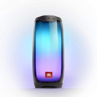 JBL Pulse 4 Tanzania, Waterproof Portable Bluetooth Speaker with Light Show - Black