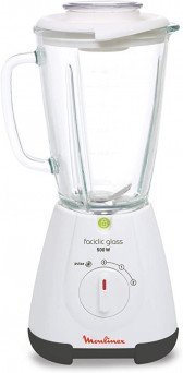 Moulinex Facilic Blender - 500W - 1.5 Lt Glass Jar Tanzania (LM310128)