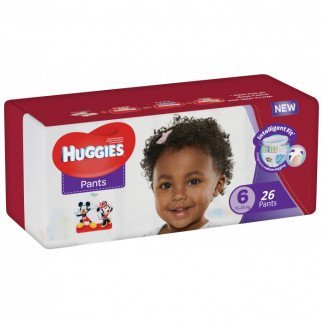 Huggies Baby Diapers Pants Size 6 (15-25 Kg) Carry pack (26 pants) Tanzania