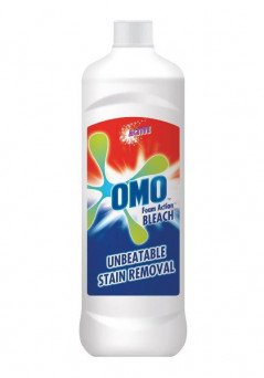 OMO Bleach 750ml Active Pack of 6, Unbeatable Stain Removal - (6 pcs, White)