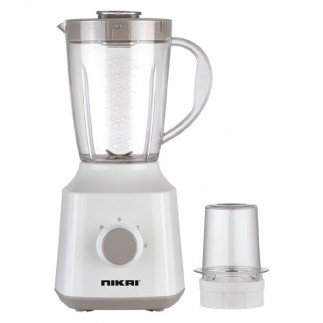 Nikai Blender 1.5l with Dry Grinder 300w Nb1700t3 Unbreakable Jar Stainless Steel Blades 2 Speeds With Pulse