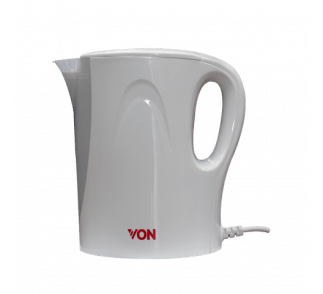 Von HK117FW/VSKC17BFW Plastic Kettle 1.7L, Corded - White