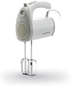 Kenwood Hand Mixer Tanzania, 300W, 5 Speeds plus turbo, Compact and Light Weight with Kneaders and Beaters - HMP20.000WH