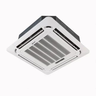 Evvoli 24,000 BTU Ceiling Cassette Air Conditioner | Inverter Cooling & Heating | R410A | Golden Fin | 360° Airflow
