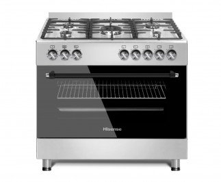 HISENSE 90CM GAS ELECTRIC STAINLESS STEEL STOVE TANZANIA (HFS905GES)