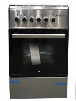 Electric Cooker 4 Plates Tanzania With Electric Oven 58x58 By VENUS(Stainless Steel Inox, VC6644ESD) | JIKO LA UMEME PLATE NNE NA OVEN KWA CHINI