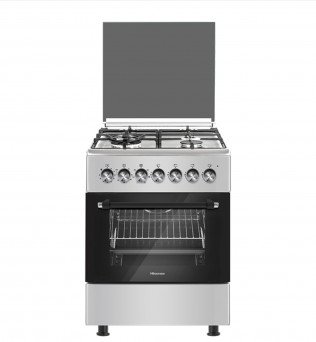 HISENSE 60CM GAS ELECTRIC STAINLESS STEEL STOVE TANZANIA (HFS604GE)