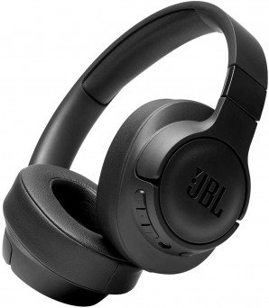 JBL Tune 710BT Tanzania, Wireless Over-Ear Headphones - Bluetooth Headphones with Microphone, 50H Battery, Hands-Free Calls, Portable (Black)