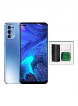 OPPO Reno 4 Price in Tanzania, Dual SIM, 8GB RAM 128GB Storage 4G LTE, Galactic Blue