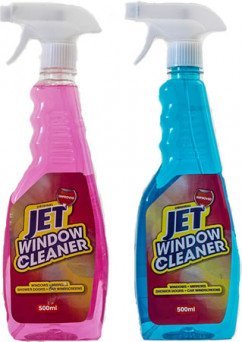 JET 500ml Window Cleaner Blue (Pack of 12)