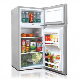 Kodtec Double Door Refrigerator 110L Tanzania (KT-110FR, Silver)